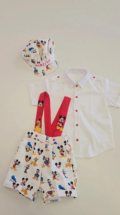 Mickey Mouse Suspender Set