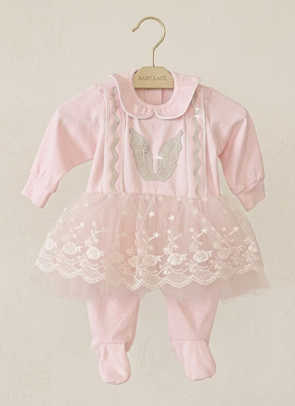 Pretty In Pink Romper Frock