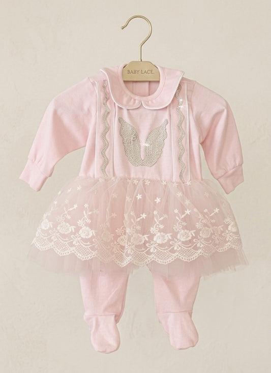 Pretty In Pink Romper Frock