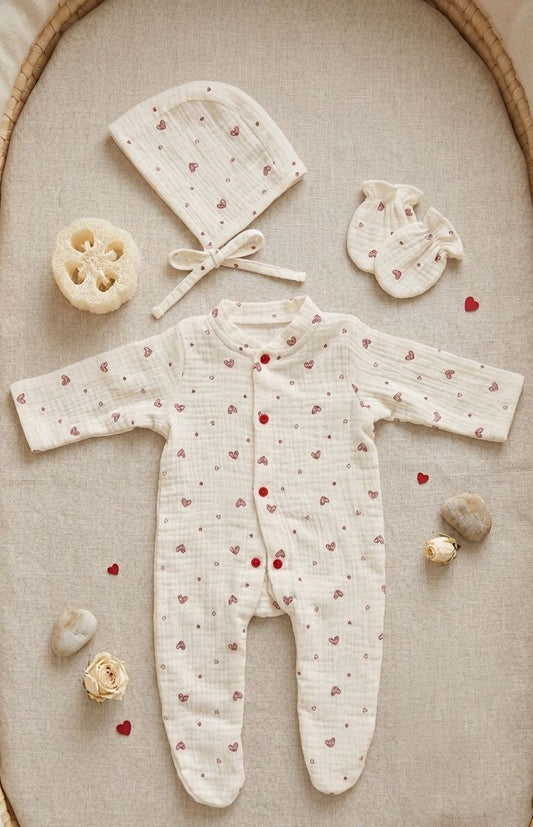 Heart Romper Set