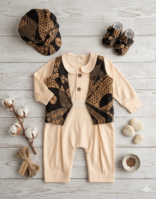 The Ivory Gold Jumpsuit