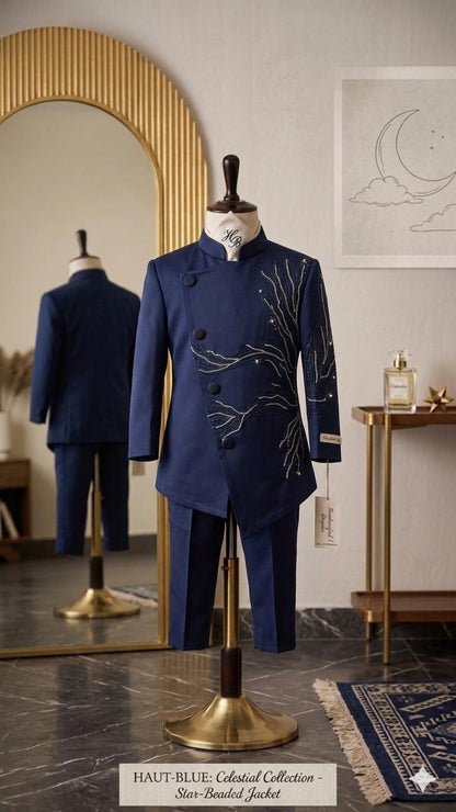 The Star-Beaded Royal Indo-Western Suit