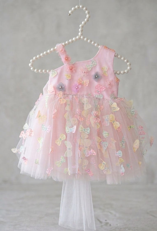 Royal Pastel Bows Luxury Frock