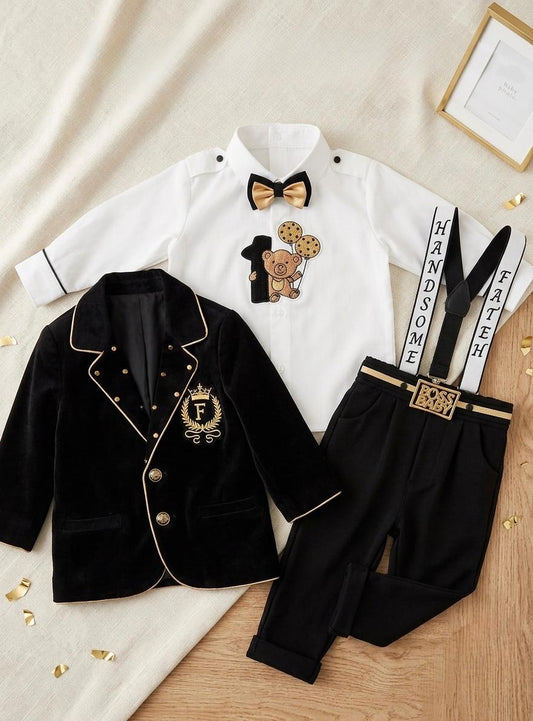 The "Boss BabyLuxury Occasion Suit with Custom Suspenders