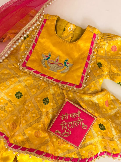 Yellow Diwali Sharara Set