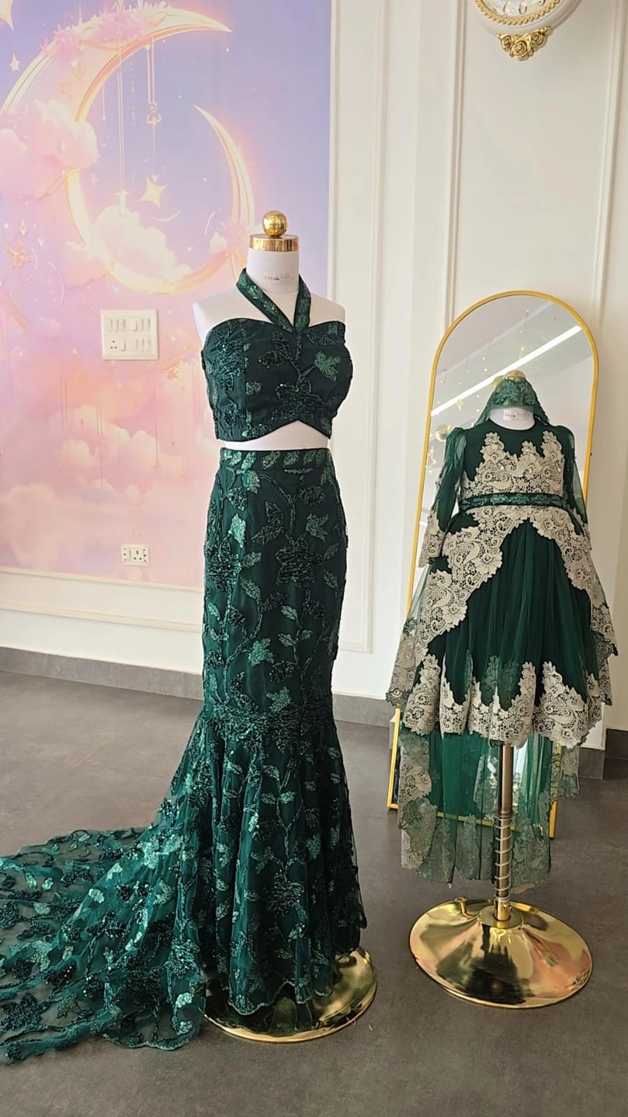 Emerald Grace Mom & Daughter Set