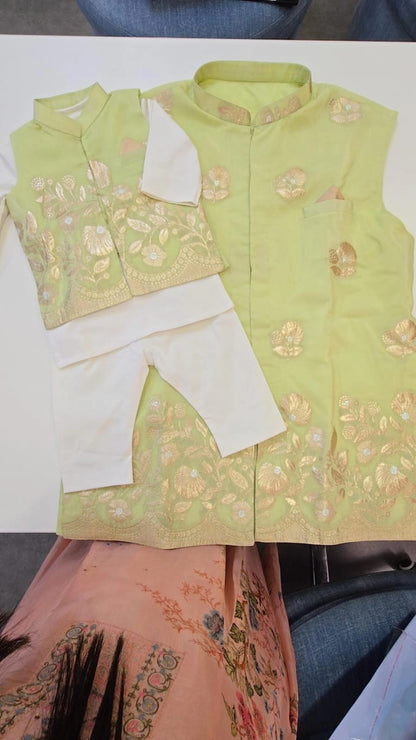 Pista Green Father Son Twinning Set