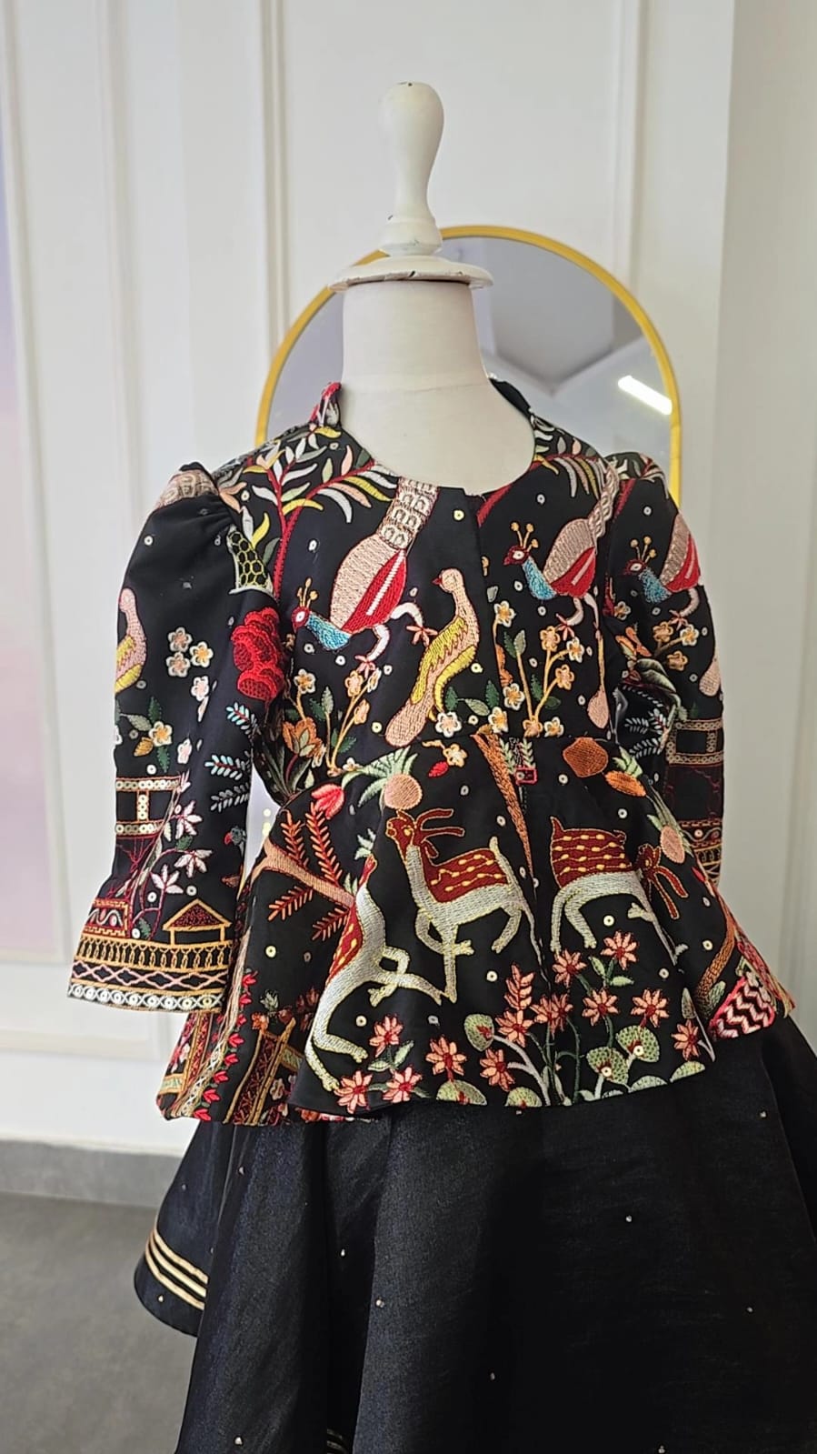 Black Folk Pattern Ethnic Set