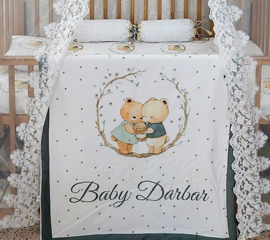 The Teddy Family Blanket