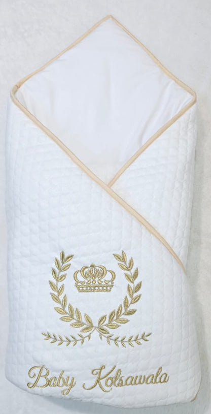Royal Gold Crown Baby Wrap