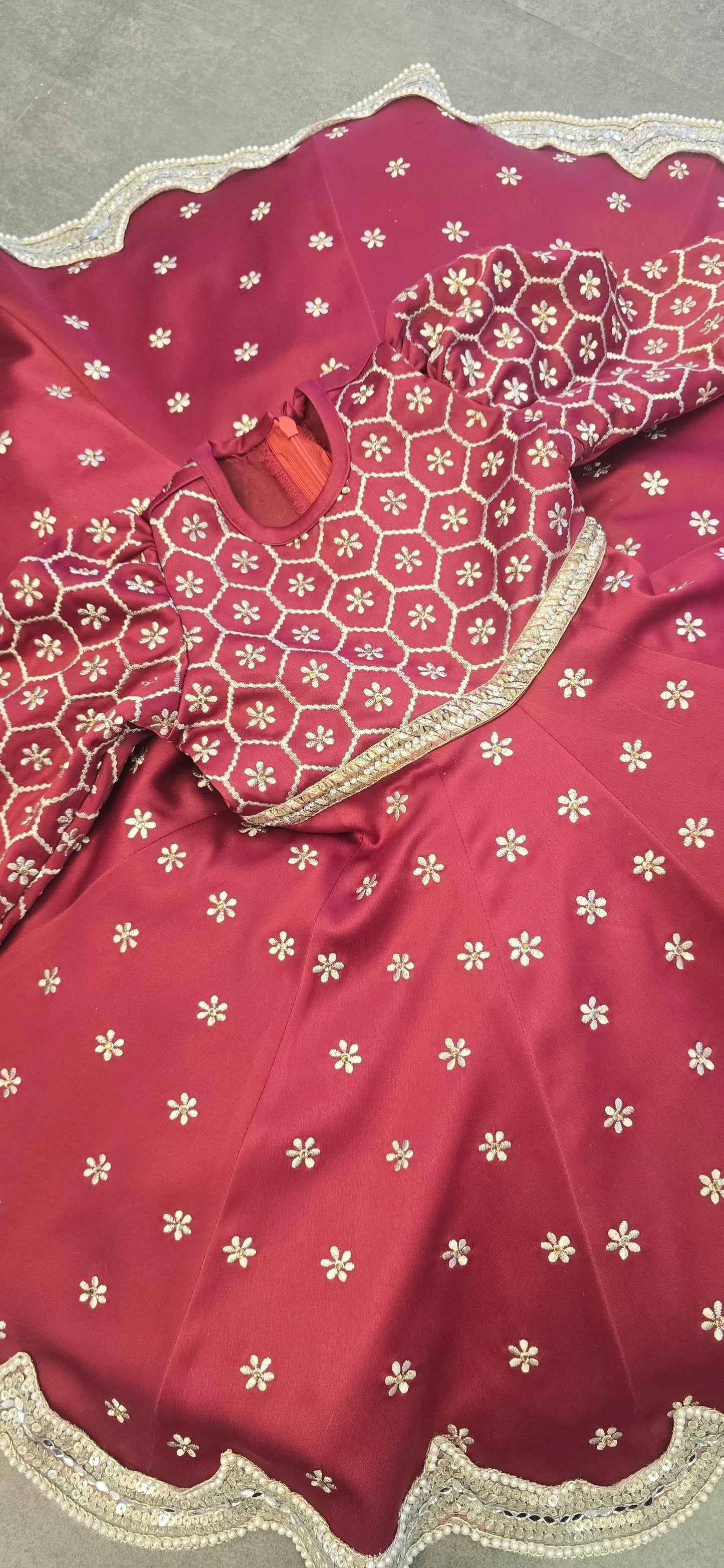 The Embroidered Anarkali Ethnic Set