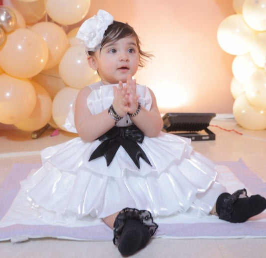 The White Elegant party frock