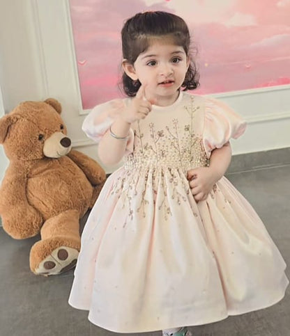 Handwork Pink Frock