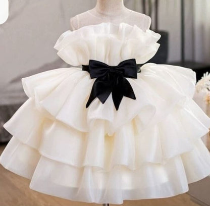 The White Tulle Dress