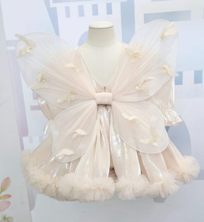 The Ivory Butterfly Frock