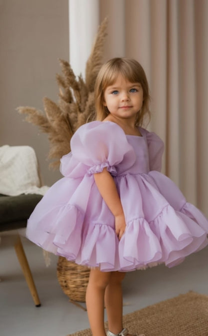 Whimsical Wonders (Organza Puffy Sleeve Dress)