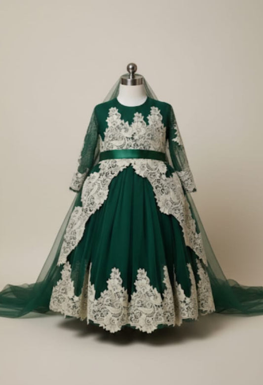 The Classic Emerald Green Gown
