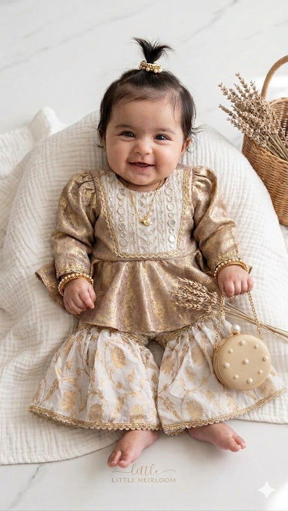 The Gold Mirror Ghara Set