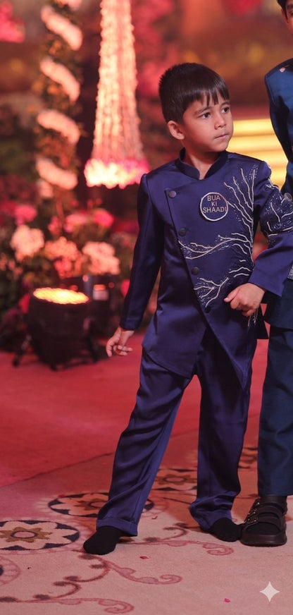 The Star-Beaded Royal Indo-Western Suit