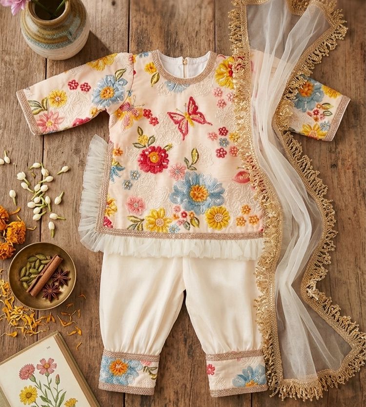 The Noor Blossom Ethnic Set