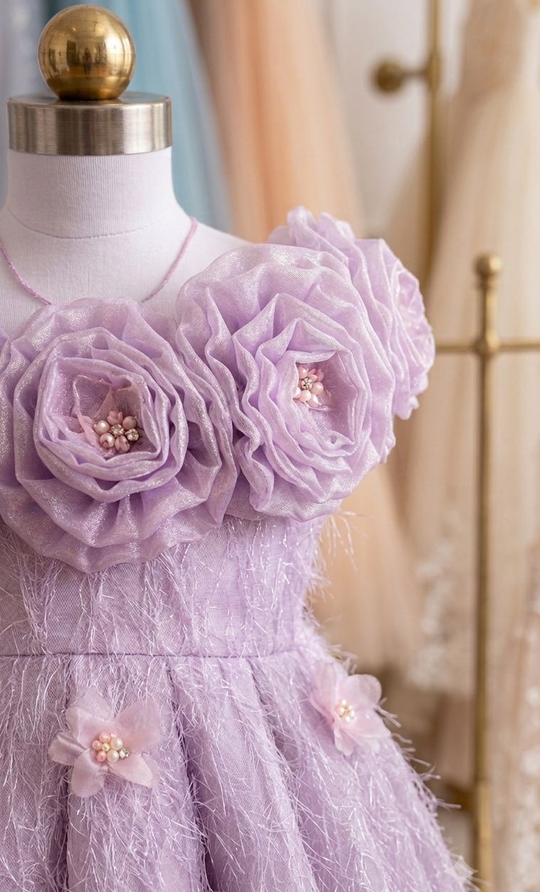 Lavender Rosetta Gown