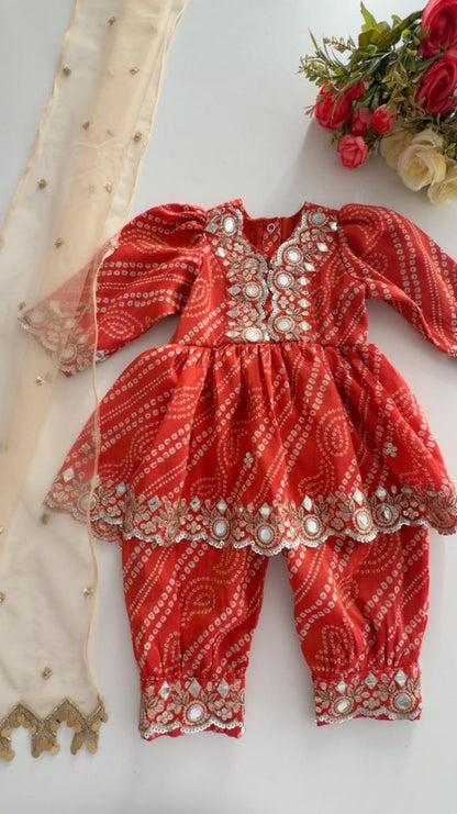 Bandhani One Piece Set