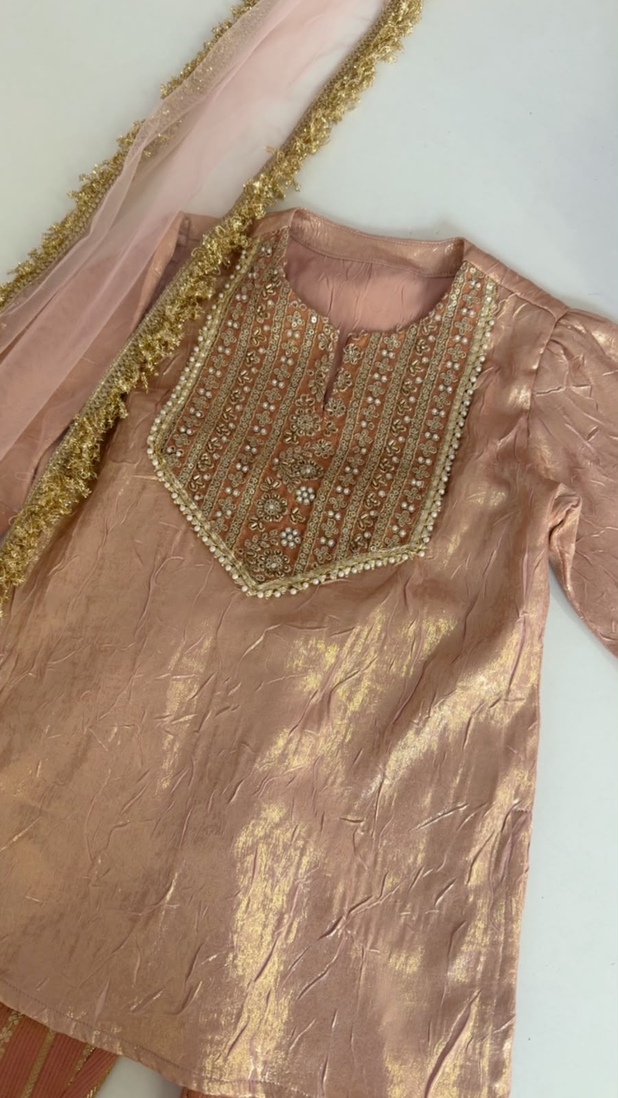 Rose Gold Kids Twinning Set