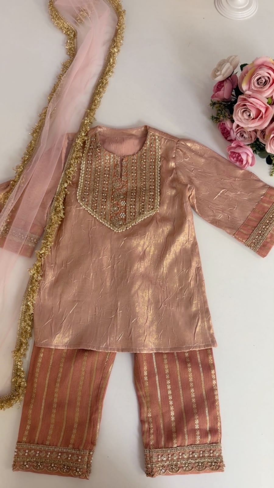 Rose Gold Kids Twinning Set