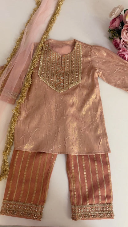 Rose Gold Kids Twinning Set