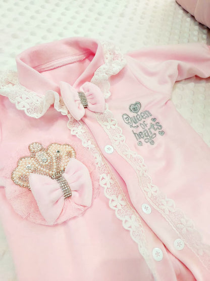 Bow Wrap & Romper Themed Set