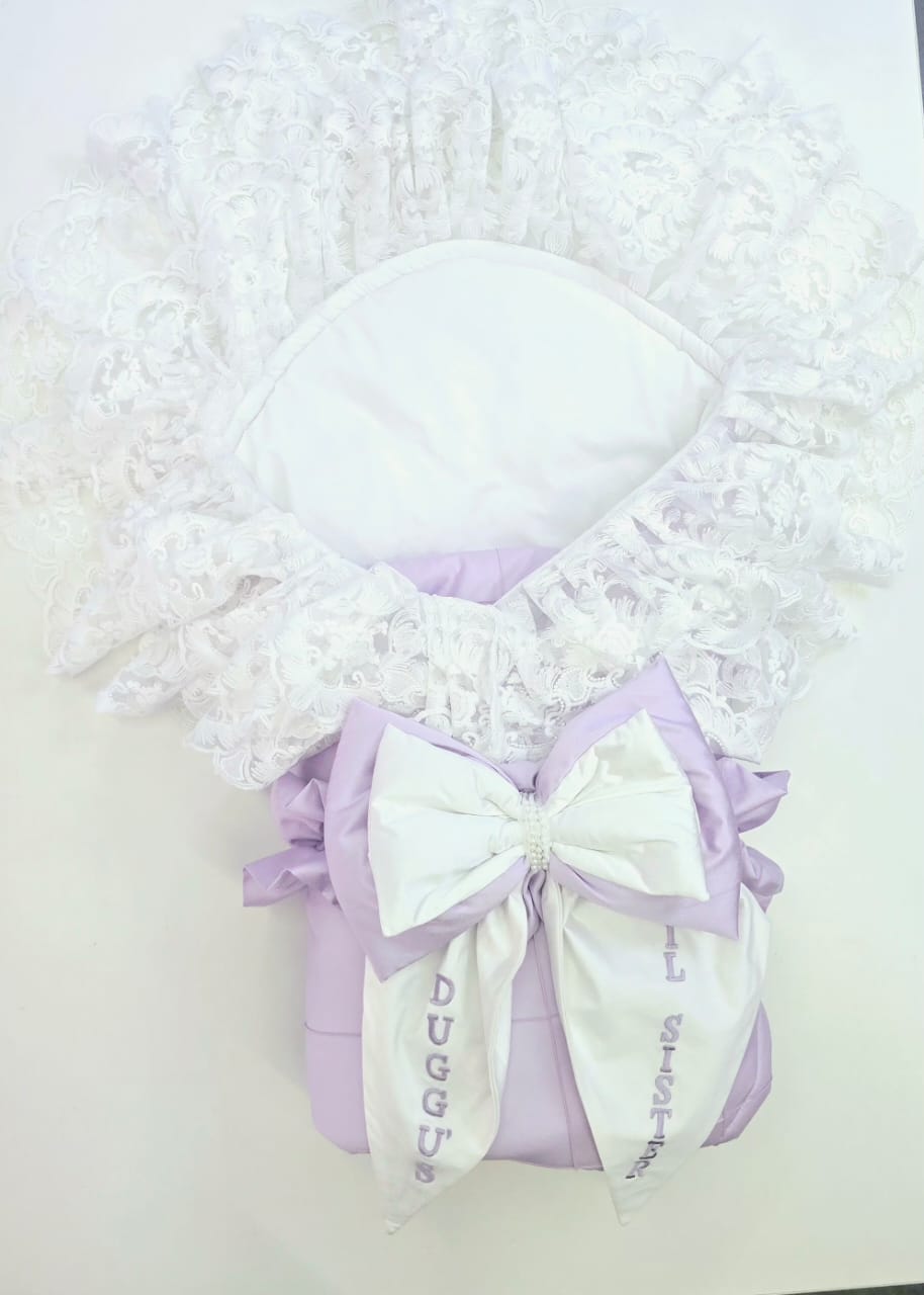 The Double Frill Bow Wrap
