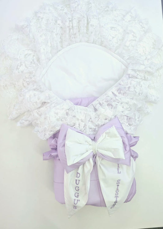 The Double Frill Bow Wrap