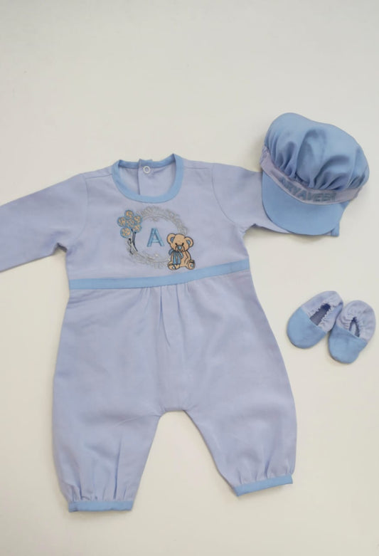 The Small Teddy Romper Set