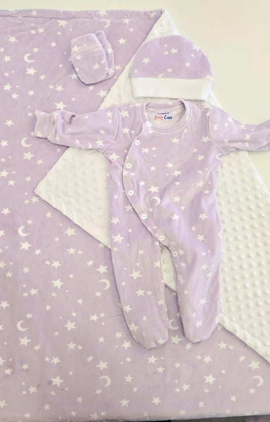 Little Baby Bow Wrap & Romper Themed Set