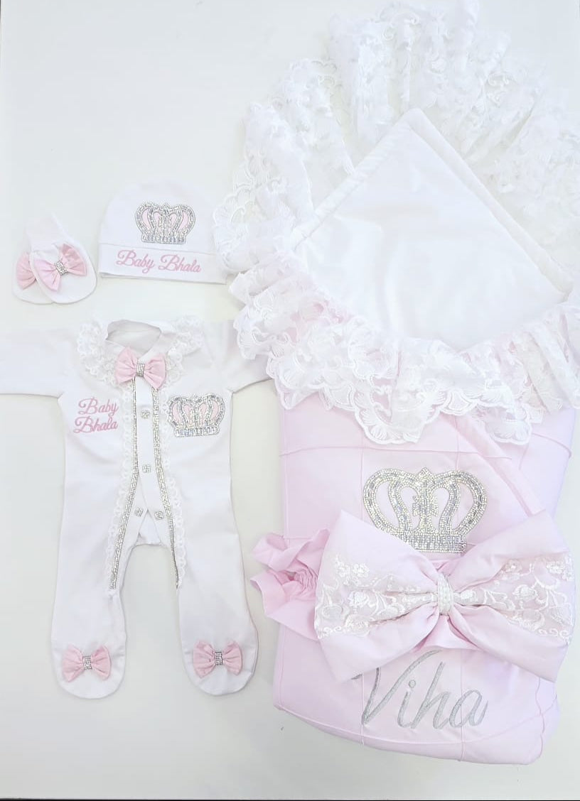The Bow Crown Pink  Combo Set