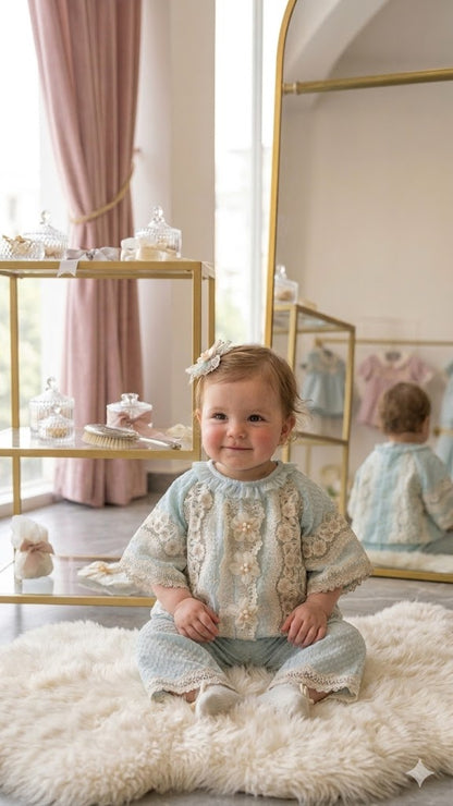 Vintage Sky Lace Set